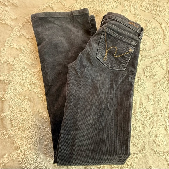 Dark Gray Flared Jeans - Picture 8 of 8